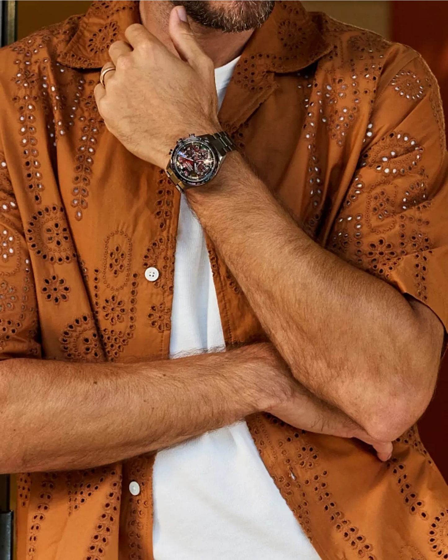 attesa red dial super titanuim limted edttion