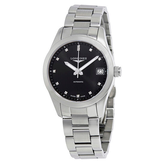 Conquest Classic Automatic Diamond Ladies Watch L23854586