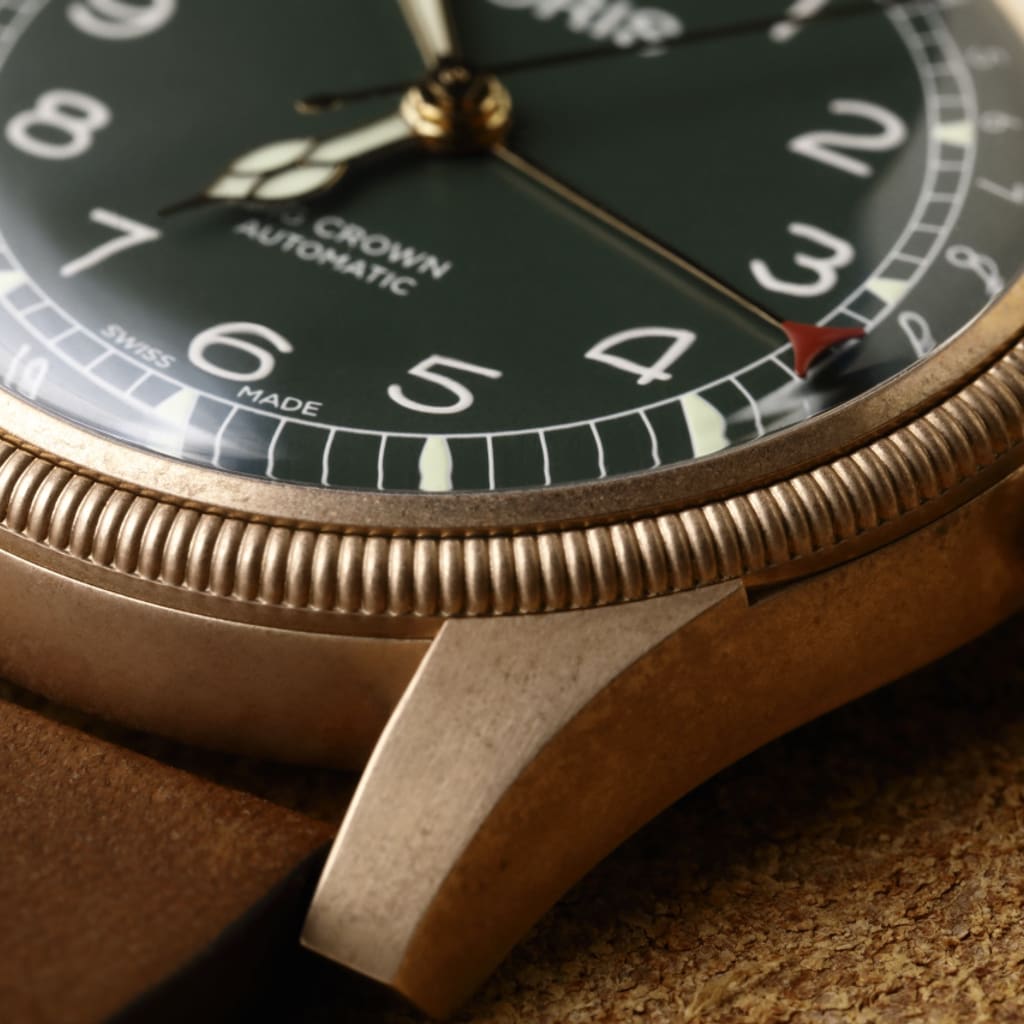 Oris Big Crown Pointer Date 80th Anniversary Edition Automatic Watch 01 754 7741 3167-07 5 20 58BR