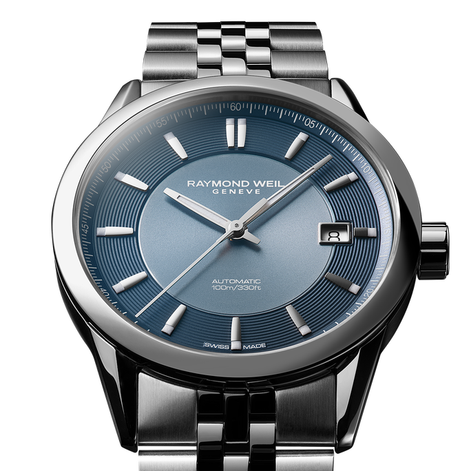 Freelancer Automatic Blue Dial Stainless Steel Bracelet Watch, 38mm 2771-ST-50051