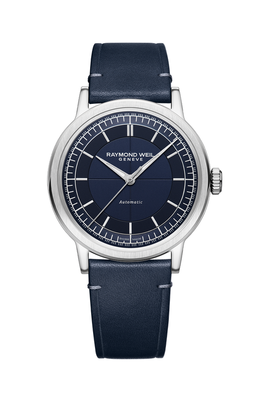 raymond-weil-millesime-mens-automatic-blue-sector-dial-blue-leather-strap-watch-39-5mm-2925-stc-50001