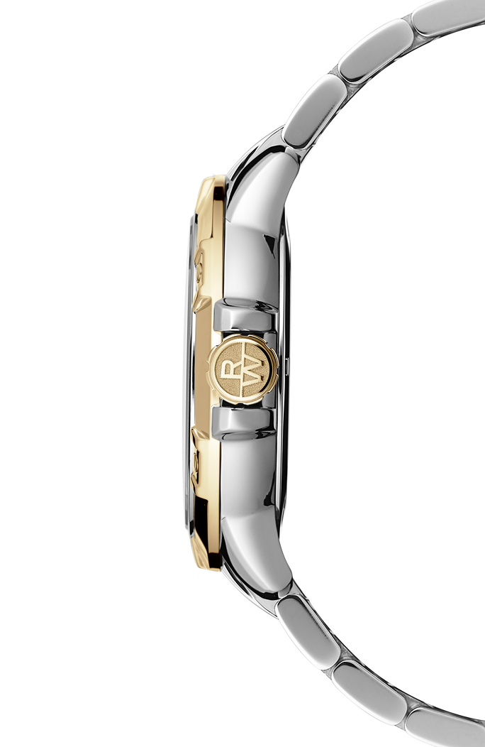 Tango Men's Quartz White Dial Two-Tone Bracelet Watch, 41mm 8160-STP-30041