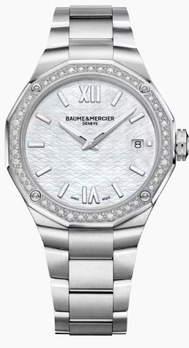 Riviera Quartz Watch, Date Display, Diamond-Set 10662