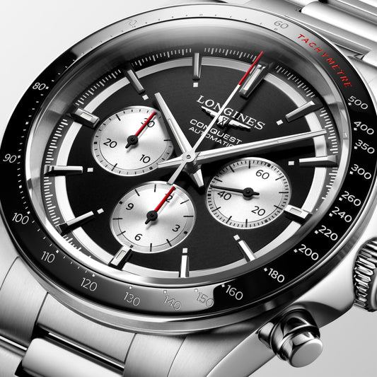 Conquest Chronograph Automatic Watch L3.835.4.52.6