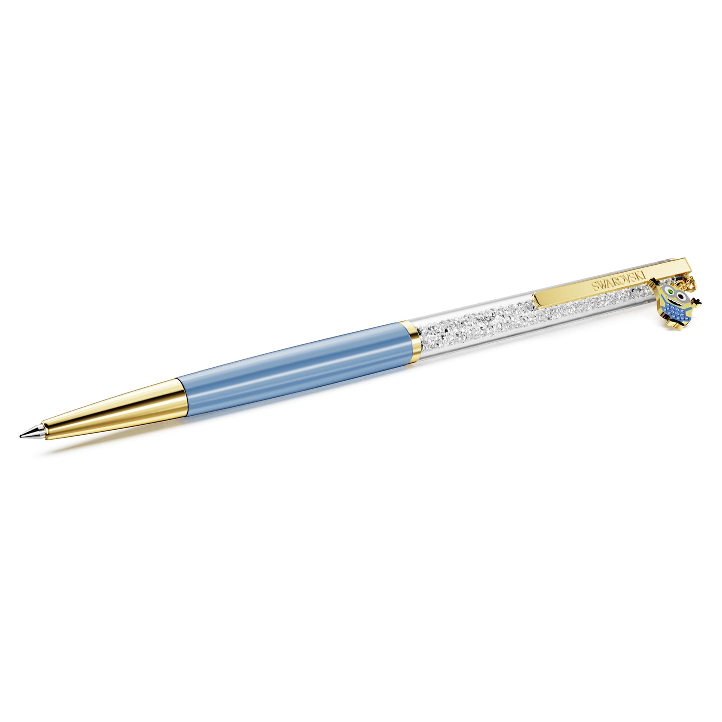 Crystalline ballpoint pen, Minions, Blue, Gold-tone plated 5744245