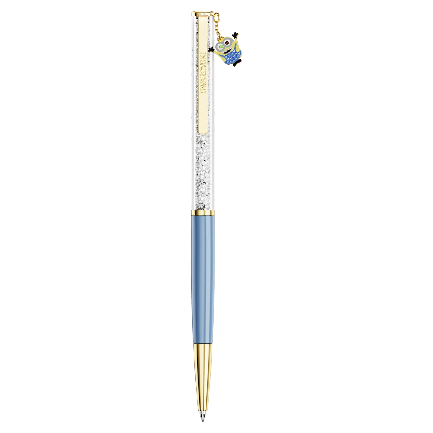 Crystalline ballpoint pen, Minions, Blue, Gold-tone plated 5744245