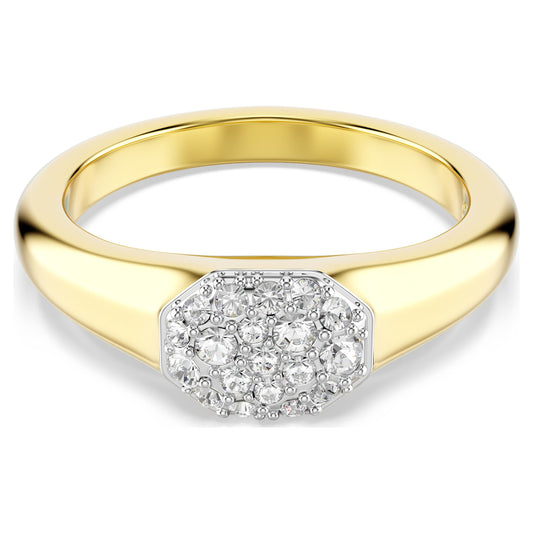 Dextera ring Mixed cuts, White, 18K gold finish