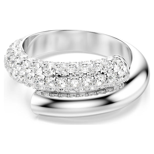 Dextera Ring White, Rhodium Plated and 18K Gold Finish