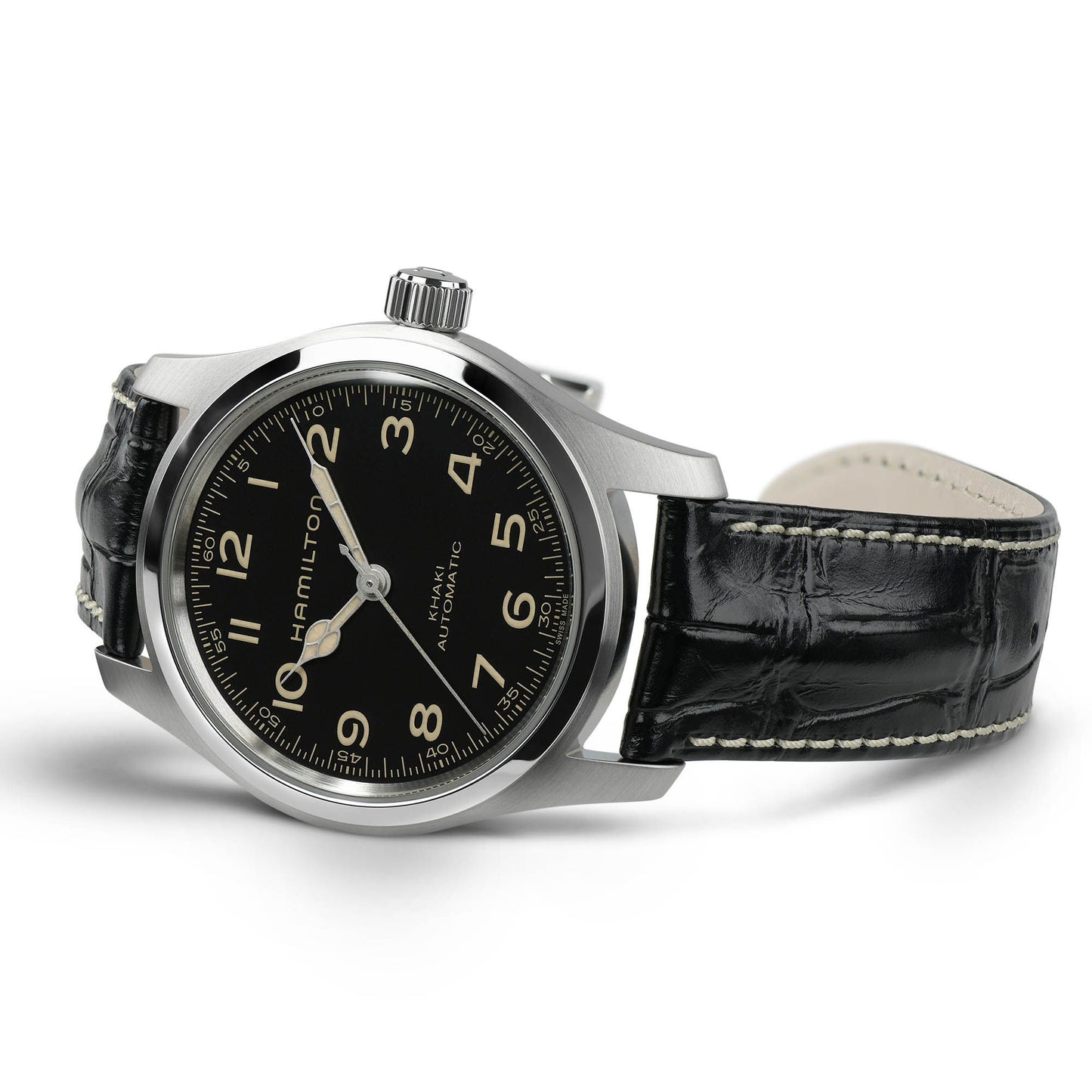 Hamilton Khaki Field Murph Auto 42mm Bracelet Bundle H70605732