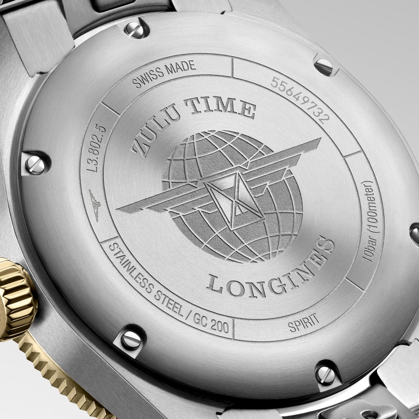 Spirit Zulu Time Automatic Watch L3.802.5.53.6