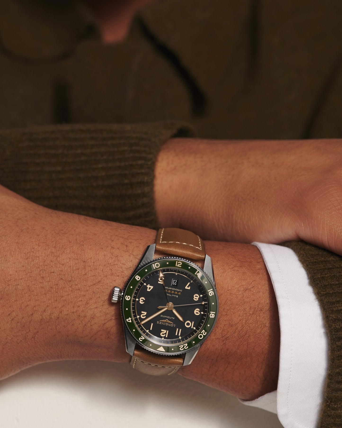 Spirit Zulu Time Automatic Watch L3.812.4.63.2