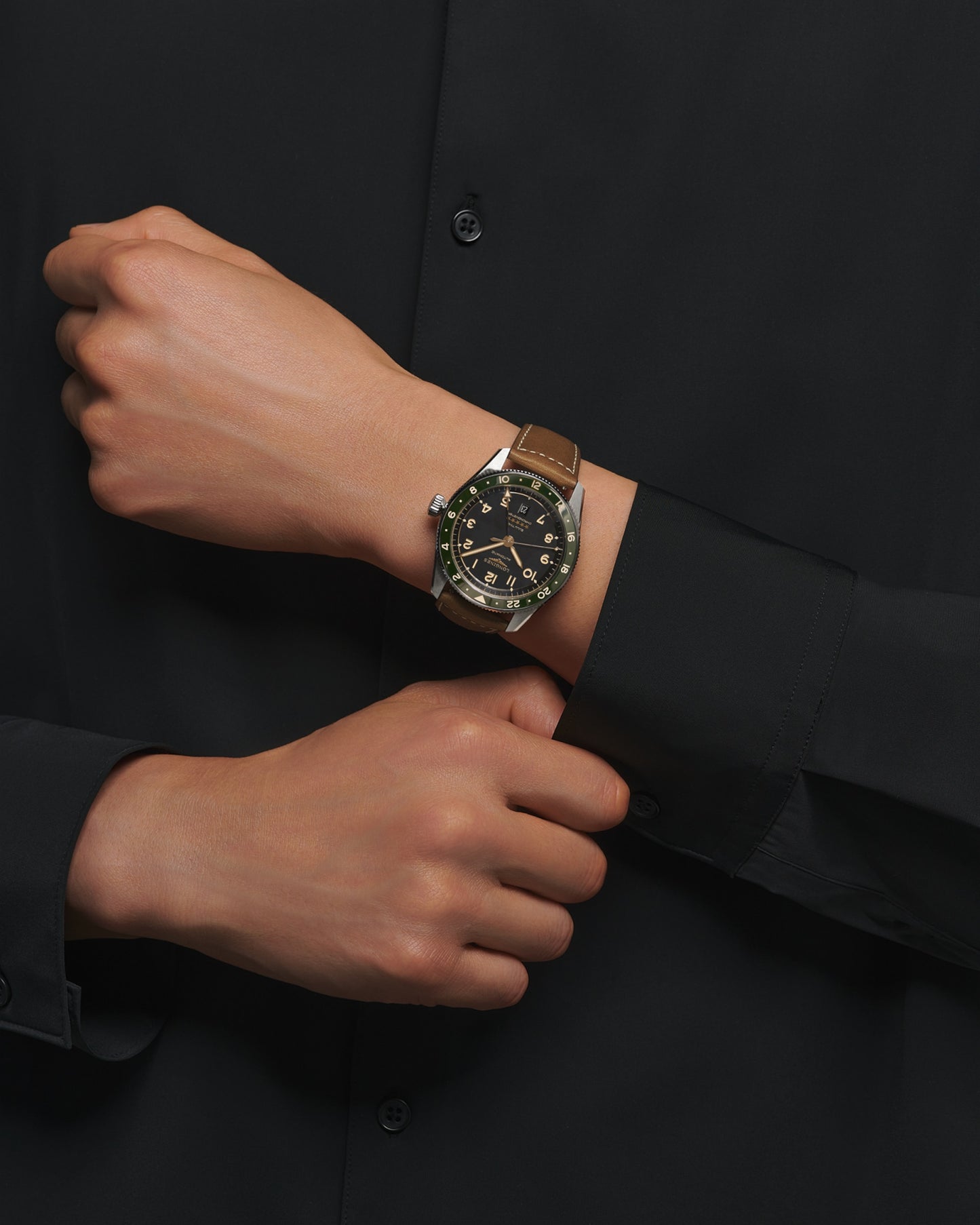 Spirit Zulu Time Automatic Watch L3.812.4.63.2