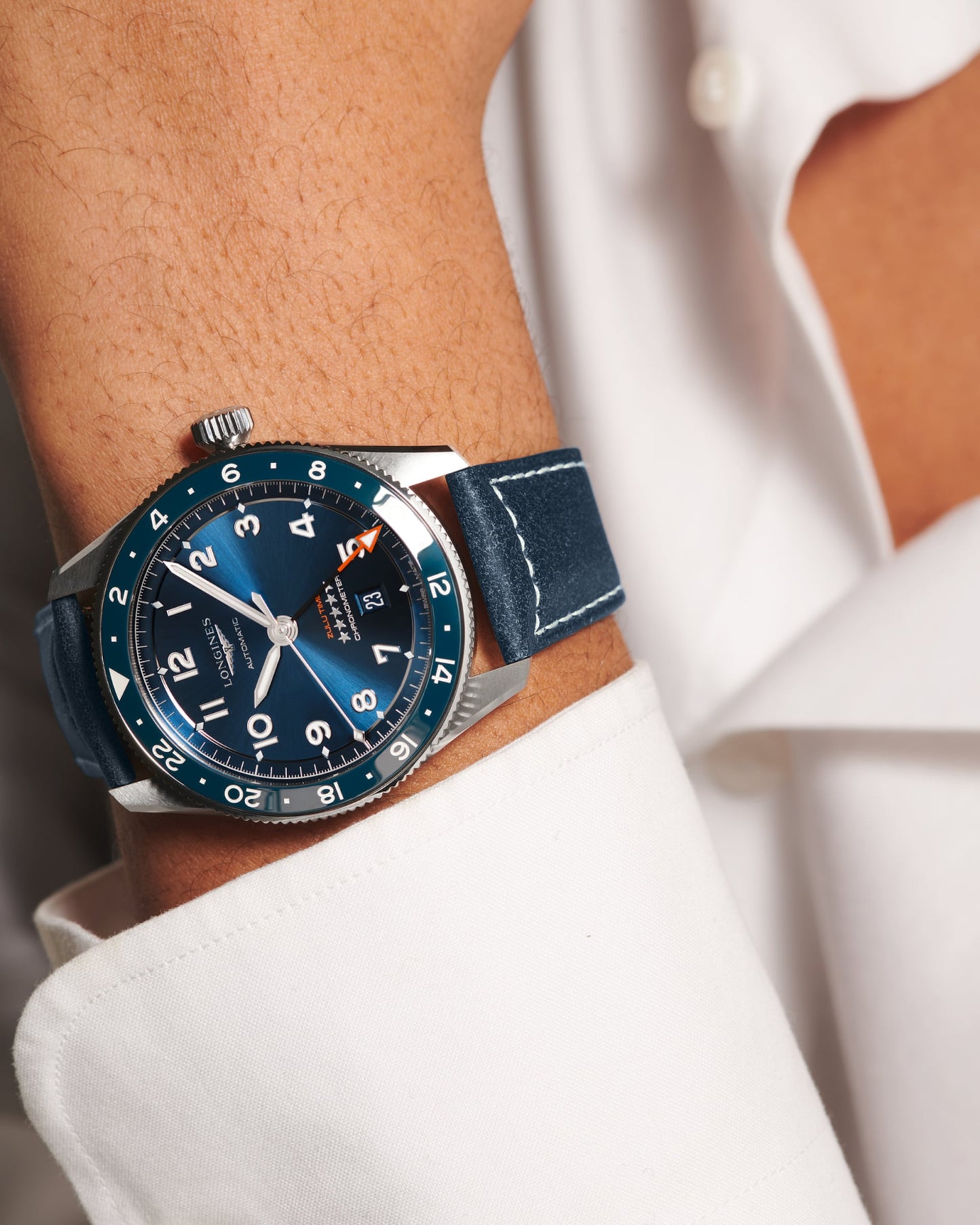 Spirit Zulu Time Automatic Watch L3.812.4.93.2