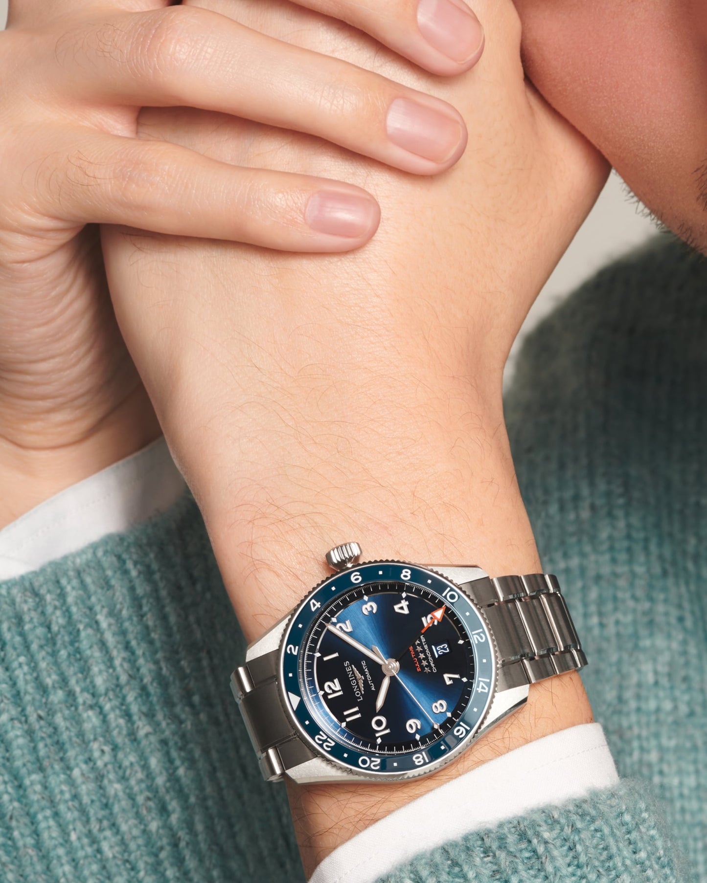 Spirit Zulu Time Automatic Watch L3.812.4.93.6