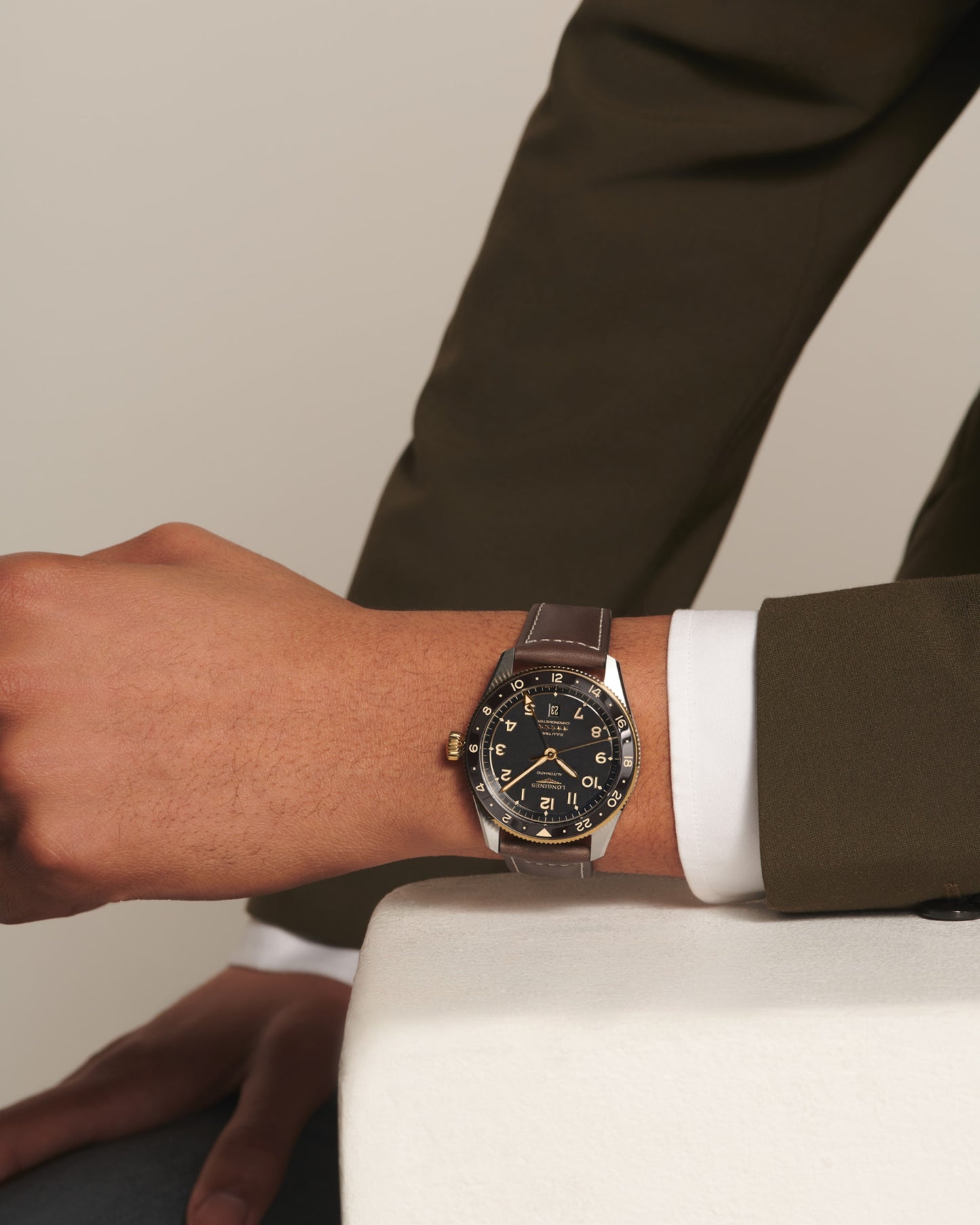 Spirit Zulu Time Automatic Watch L3.812.5.53.2