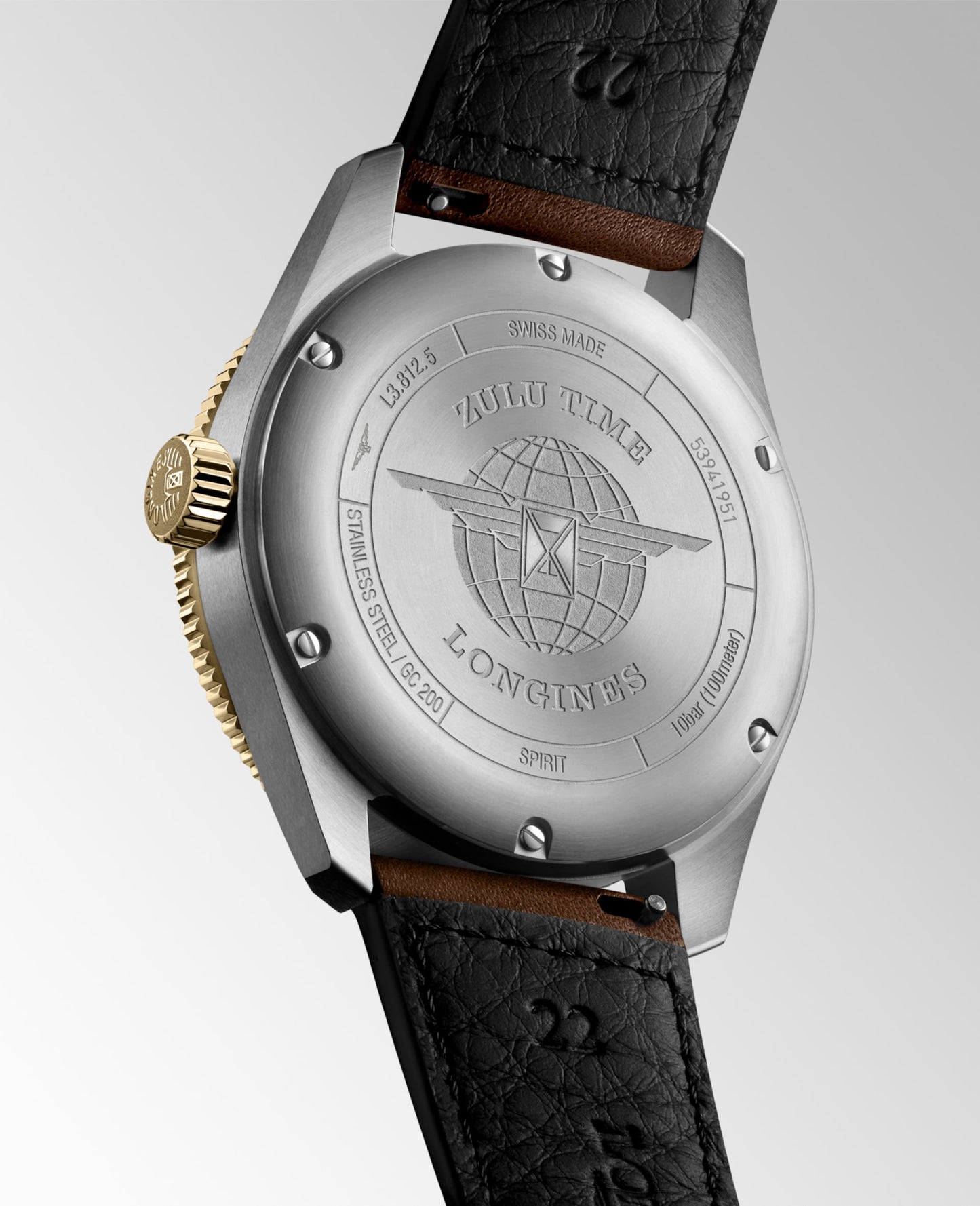 Spirit Zulu Time Automatic Watch L3.812.5.53.2
