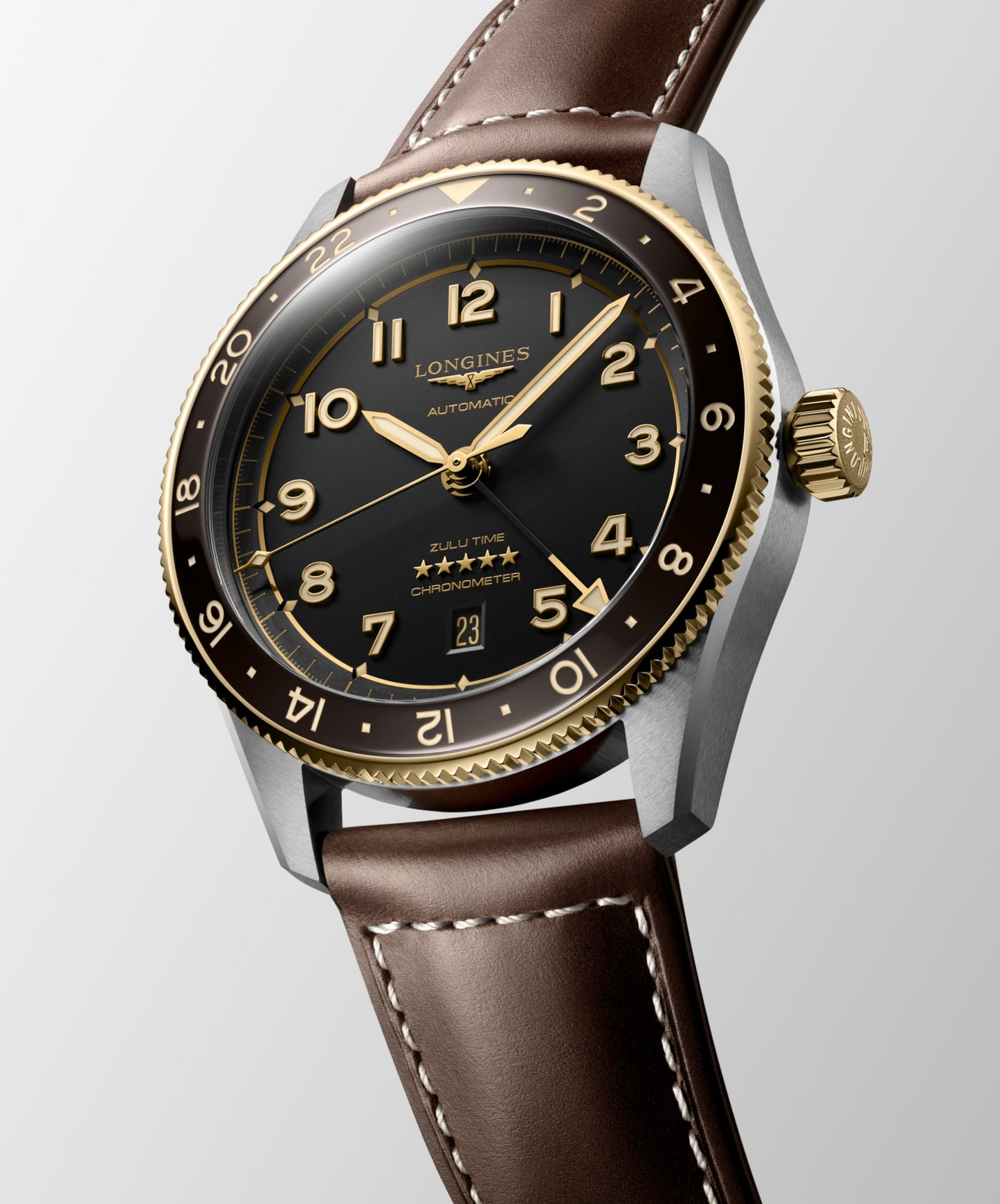 Spirit Zulu Time Automatic Watch L3.812.5.53.2