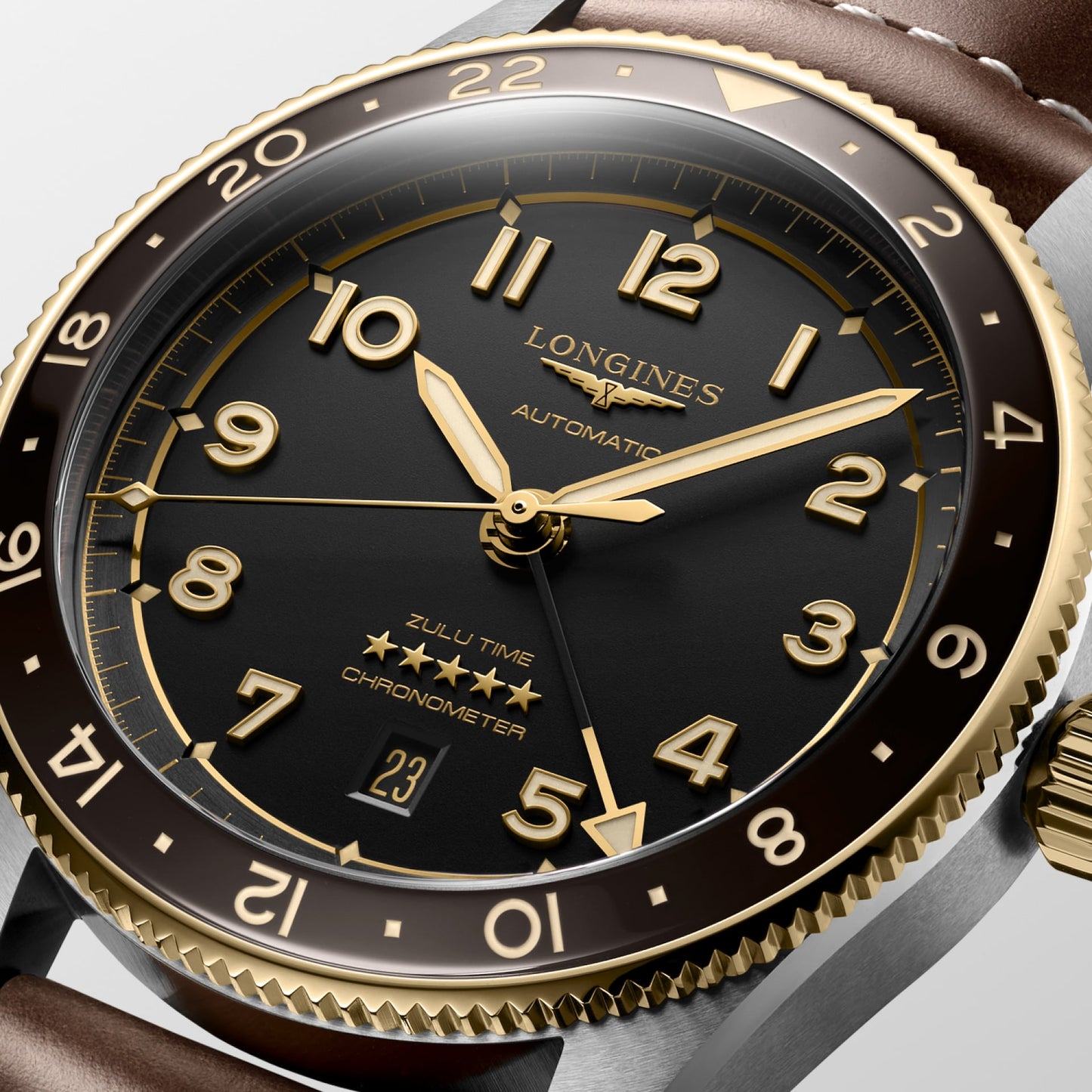 Spirit Zulu Time Automatic Watch L3.812.5.53.2