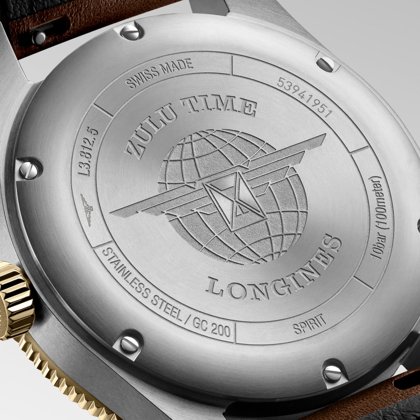 Spirit Zulu Time Automatic Watch L3.812.5.53.2
