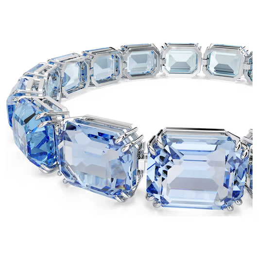 Millenia Bracelet, Octagon cut, Color gradient, Gold Plated