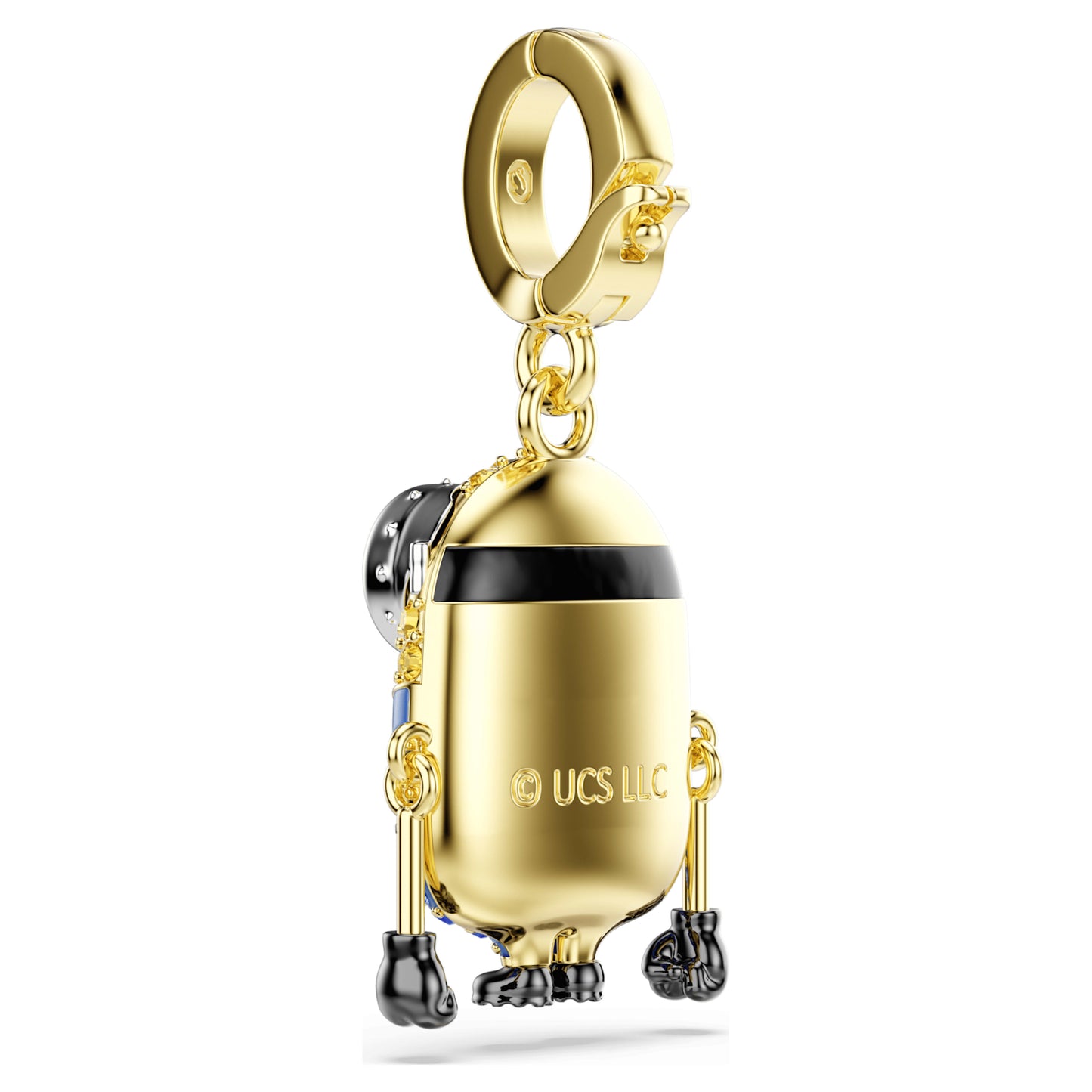 Minions Bob charm, Pavé, Multicolored, Gold-tone plated 5753016