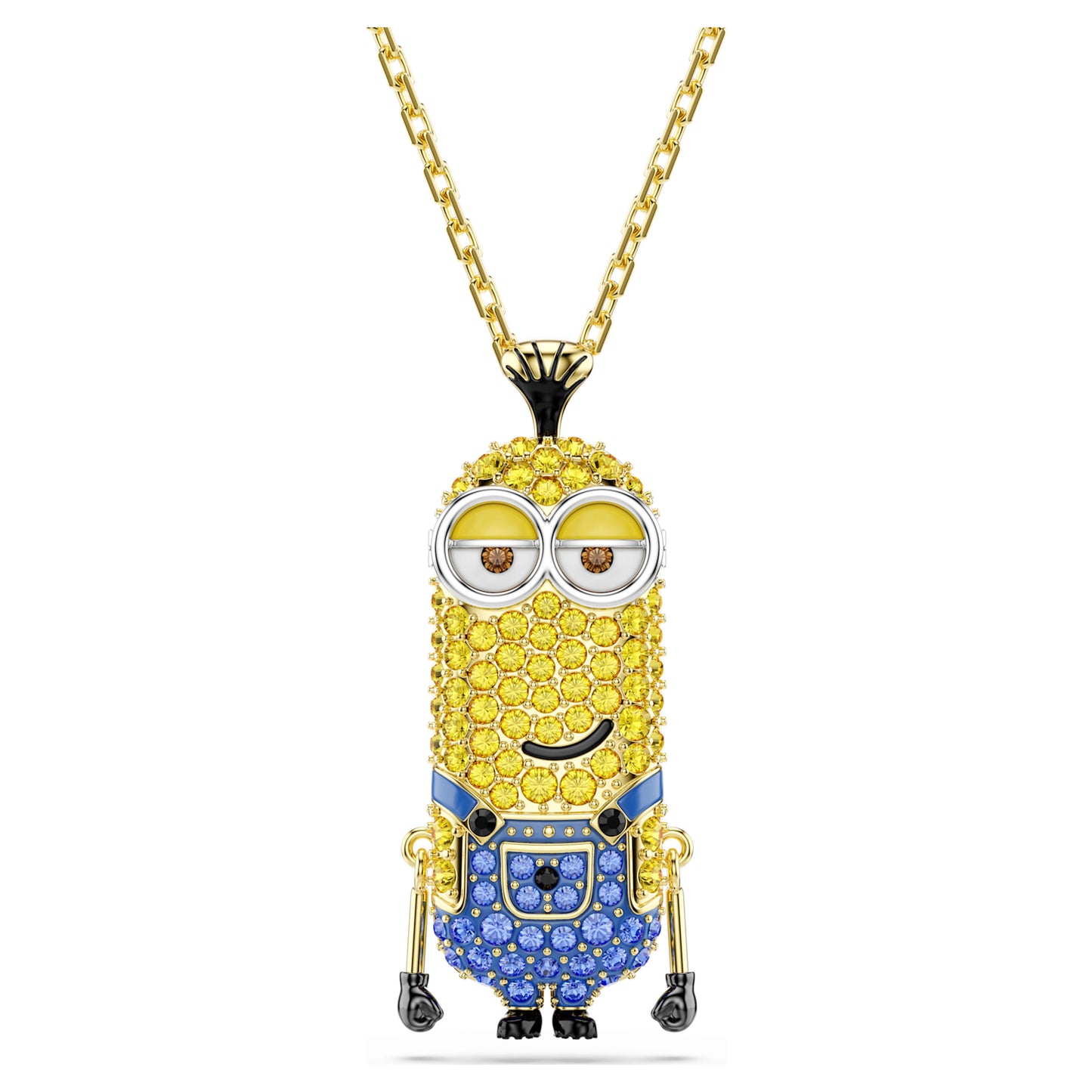 Minions Kevin pendant, Pavé, Multicolored, Gold-tone plated 5743384