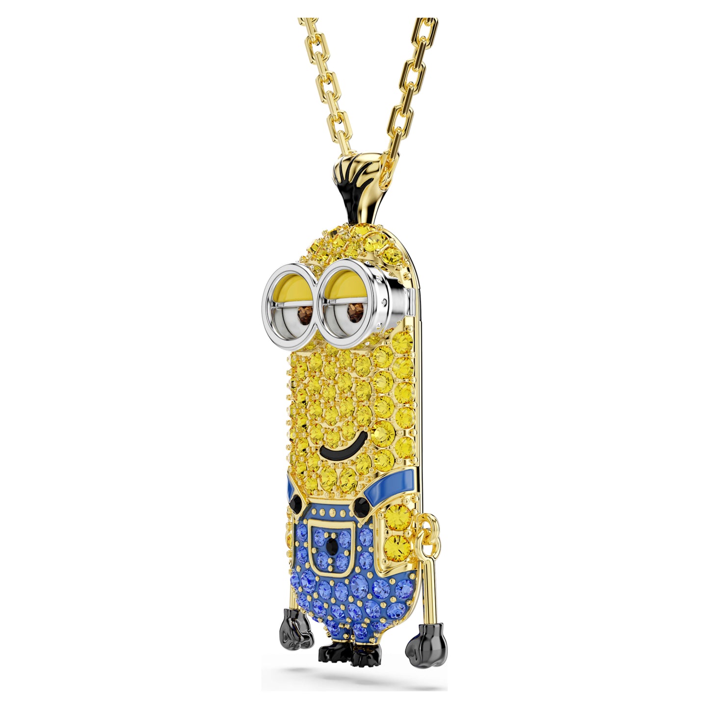 Minions Kevin pendant, Pavé, Multicolored, Gold-tone plated 5743384
