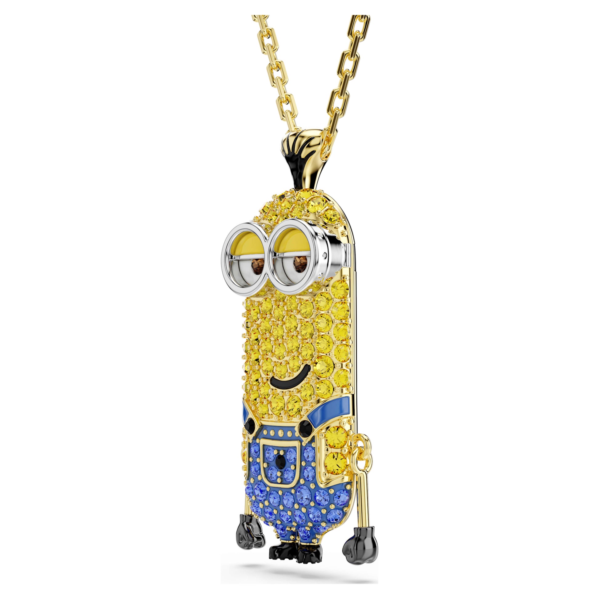 Minions Kevin pendant, Pavé, Multicolored, Gold-tone plated 5743384
