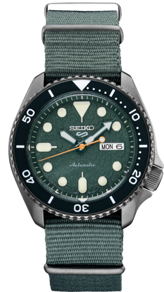 Seiko SRPD77 Seiko 5 Sports Men's Watch Green 42.5mm Stainless Steel