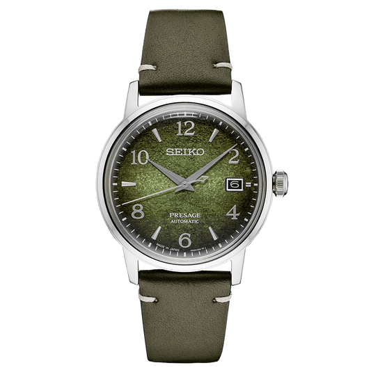 Seiko Presage Limited Edition SRPF41 Automatic Green Leather Watch