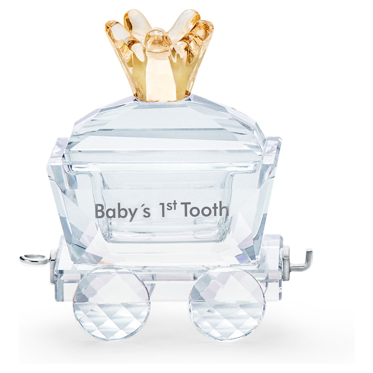 SWAROVSKI First Steps Baby's 1St Tooth Wagon, Clear 5492218