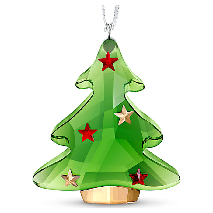 SWAROVSKI Green Tree Christmas Ornament, One Size 5544526