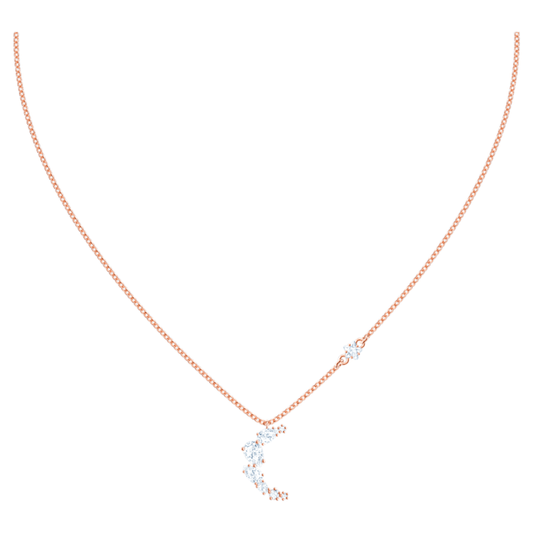 SWAROVSKI Crystal Penélope Cruz Moonsun Clear Necklace, Rose Gold-Tone 5486357