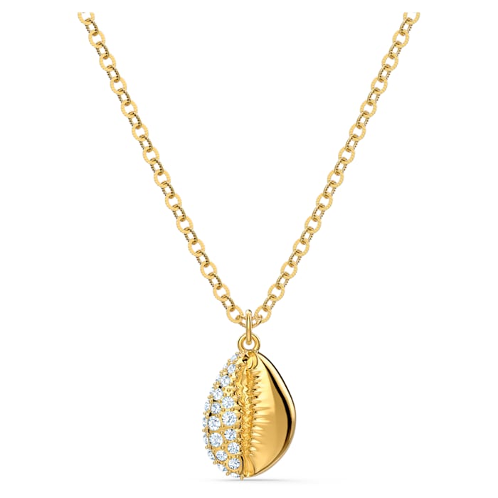 SWAROVSKI Crystal Shell Pave Gold-Tone Pendant Necklace 5522886