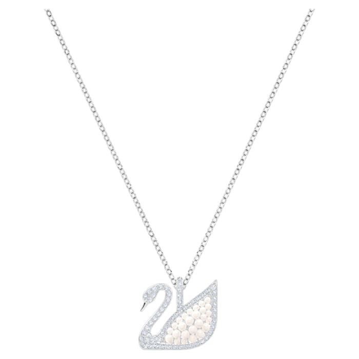 SWAROVSKI Iconic Crystal Pearl Swan Pendant 5411791