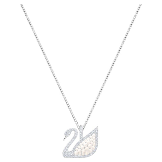 SWAROVSKI Iconic Crystal Pearl Swan Pendant 5411791