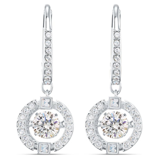 Swarovski Sparkling Dance Pierced Earrings Cz White One Size 5504652