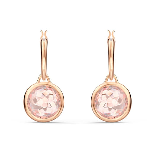 Swarovski Tahlia Mini Hoop Pierced Earrings Pink One Size 5560932